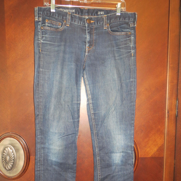 J. Crew Other - J.CREW Dark Wash Matchstick Straight Jeans 31R